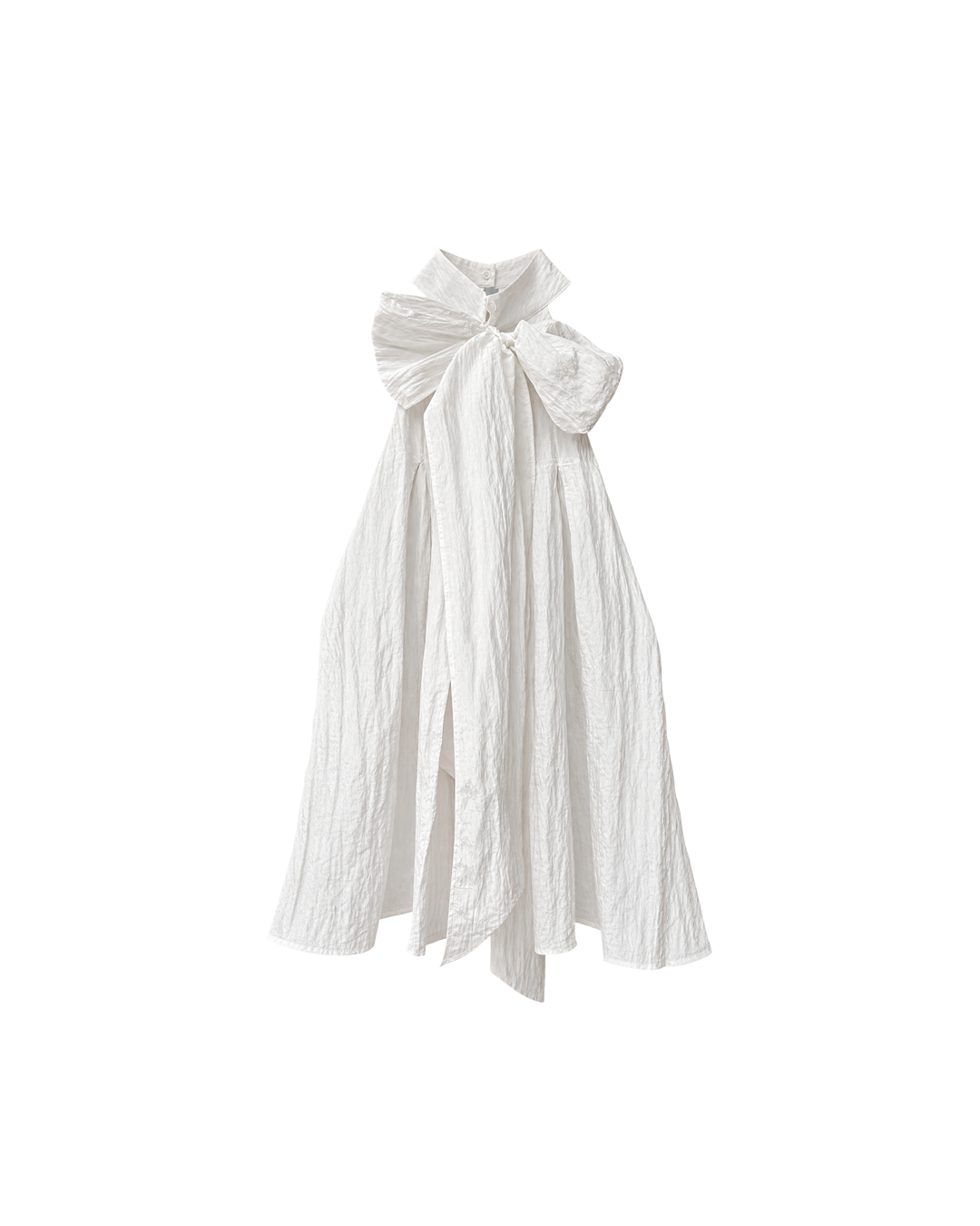 BLUSA HALTER GASA TEXTURIZADA