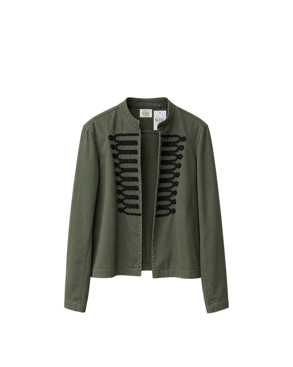 CHAQUETA MILITAR CON CORDONES