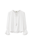 BLUSA DE ALGODÓN SATINADO