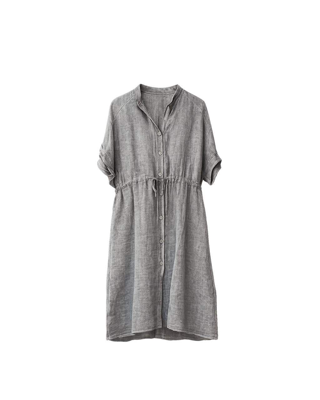 VESTIDO LINO JARETA EN CINTURA