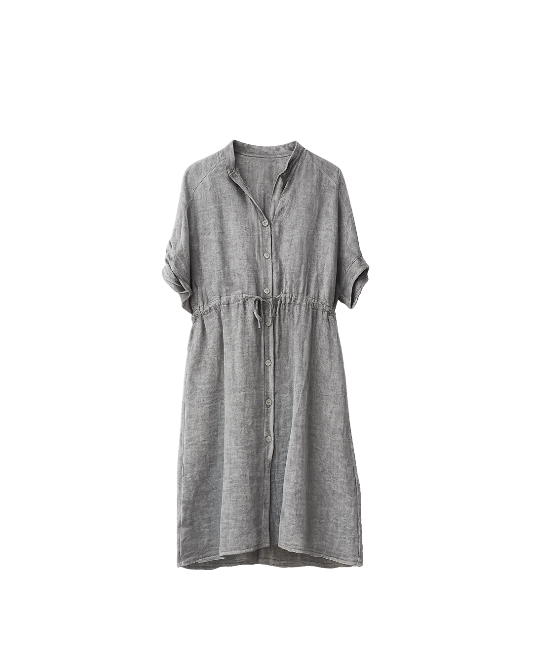 VESTIDO LINO JARETA EN CINTURA