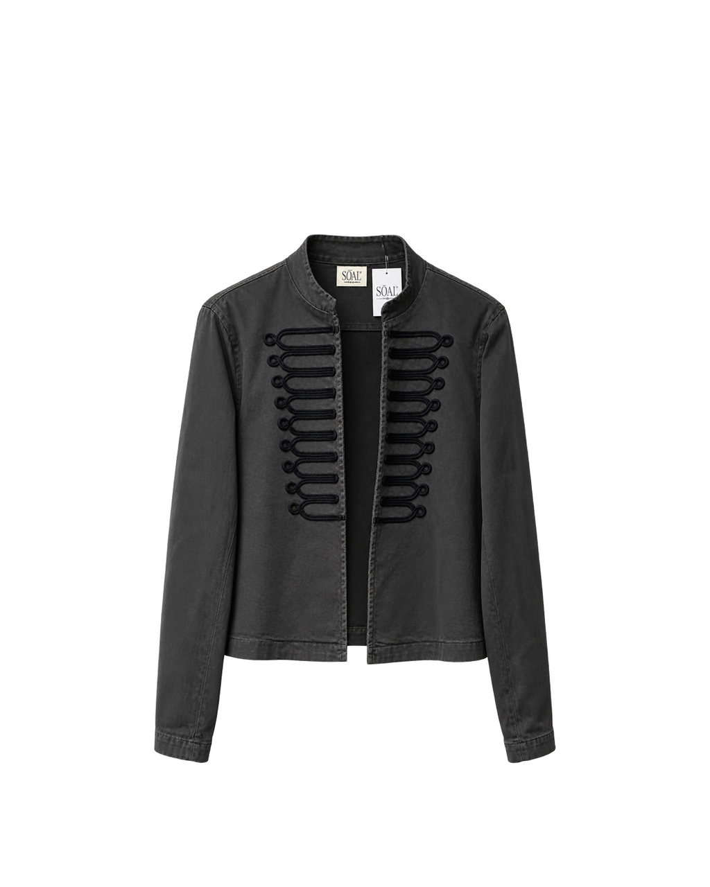 CHAQUETA MILITAR CON CORDONES