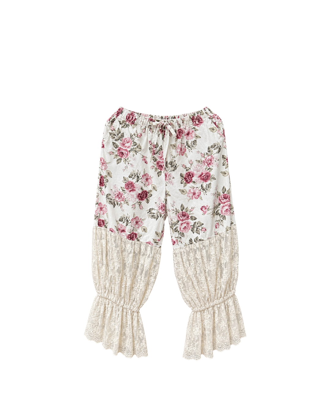 DOLL PANTS FLOREADO CON ENCAJE