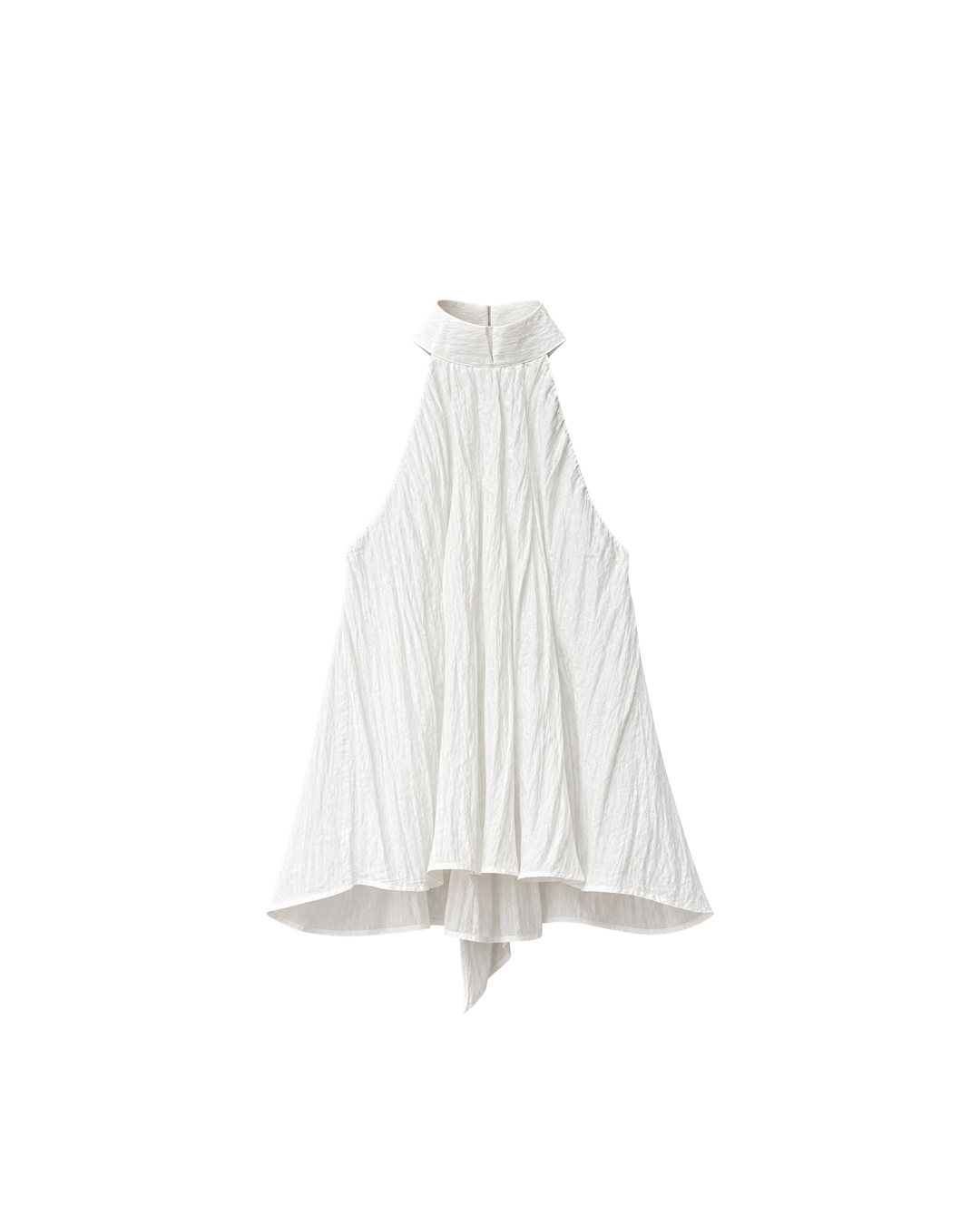 BLUSA HALTER GASA TEXTURIZADA