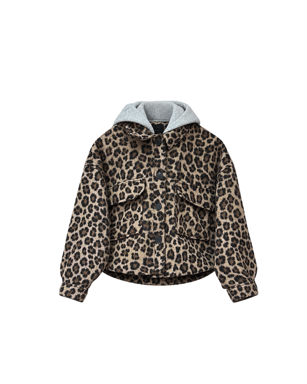 JACKET AFELPADA ANIMAL PRINT