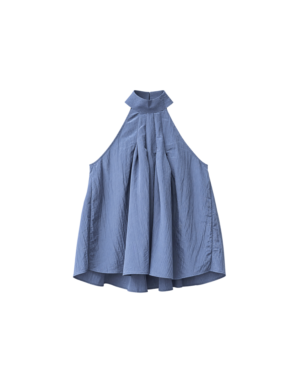 BLUSA HALTER GASA TEXTURIZADA
