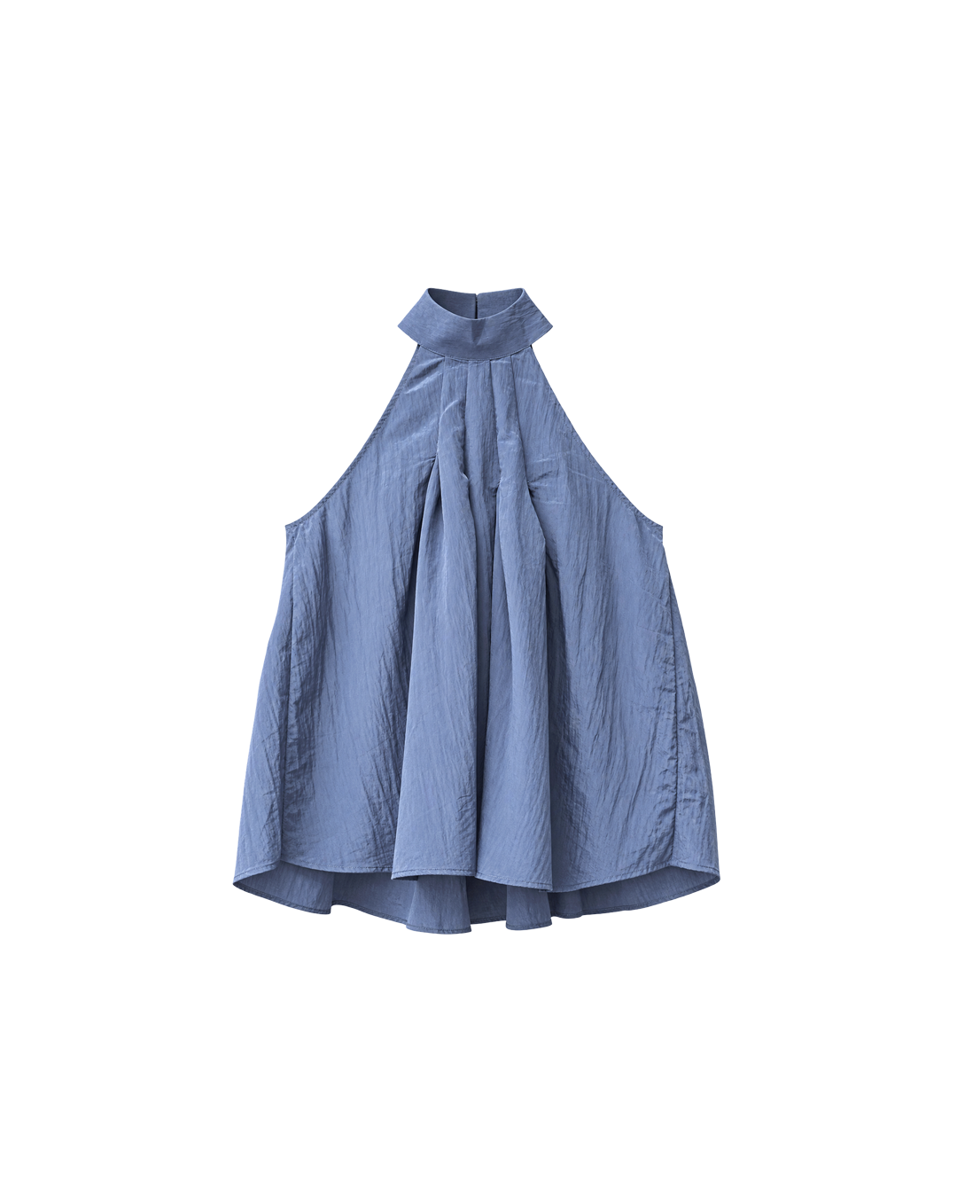 BLUSA HALTER GASA TEXTURIZADA