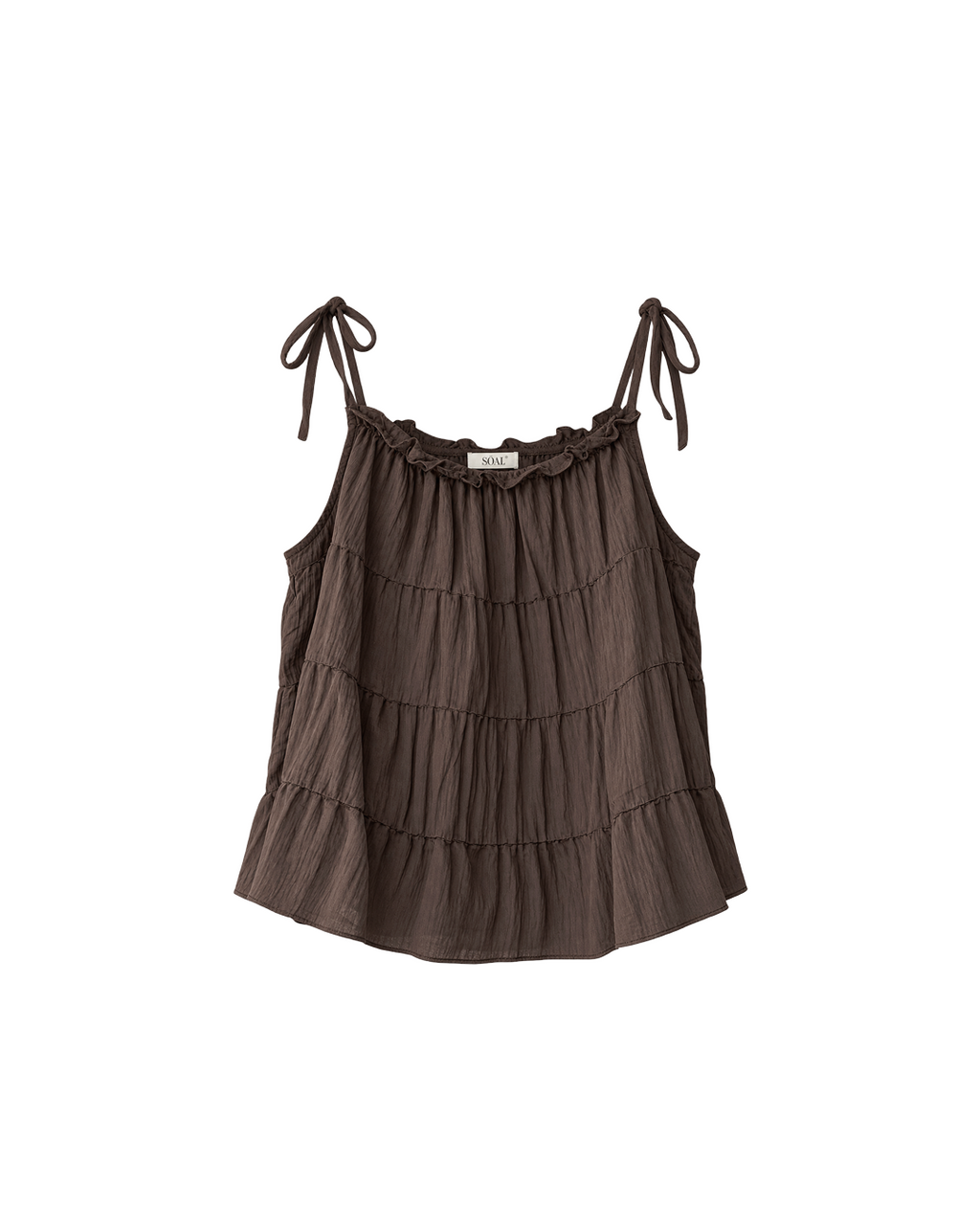 BLUSA GASA TEXTURIZADA SATINADA