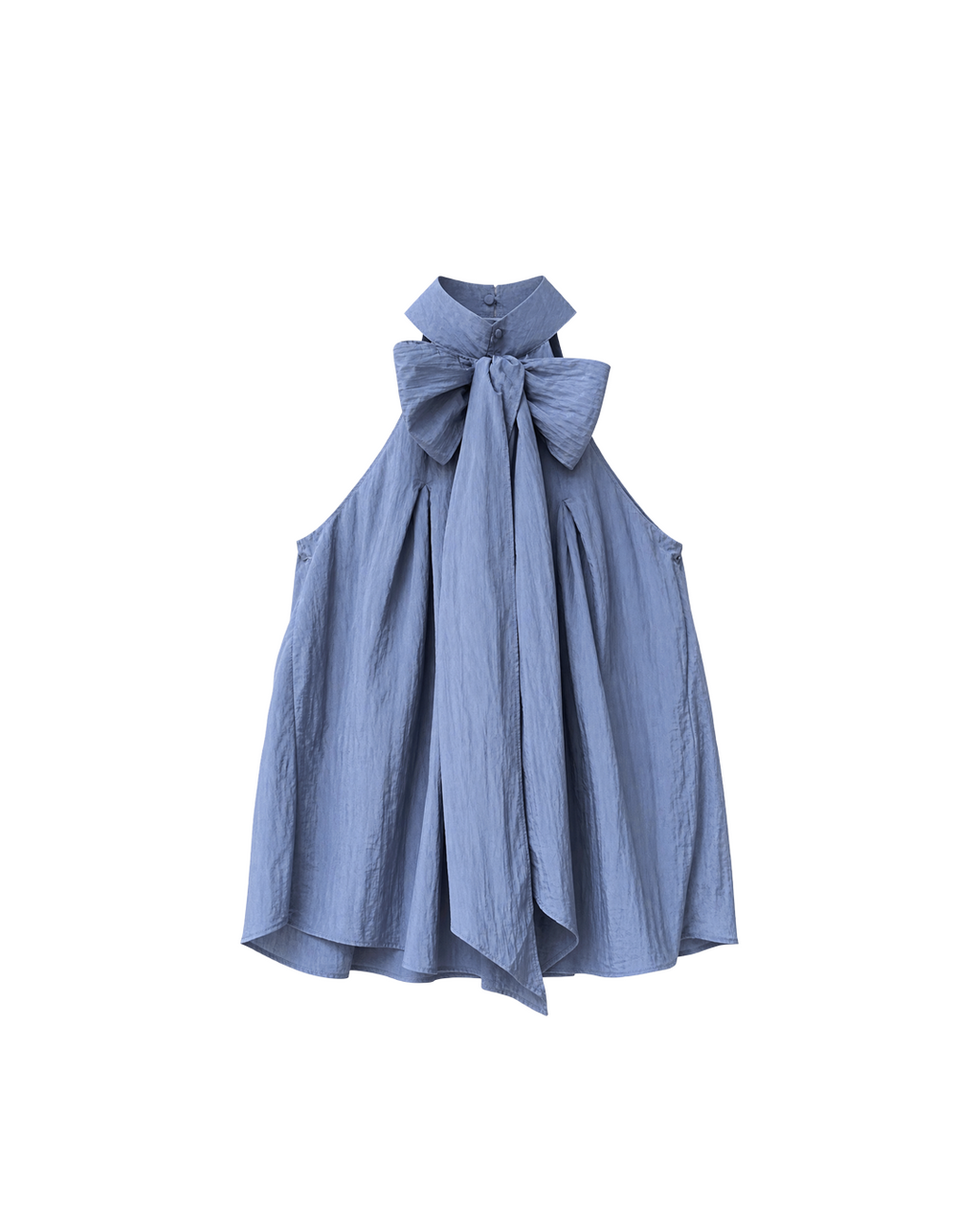 BLUSA HALTER GASA TEXTURIZADA