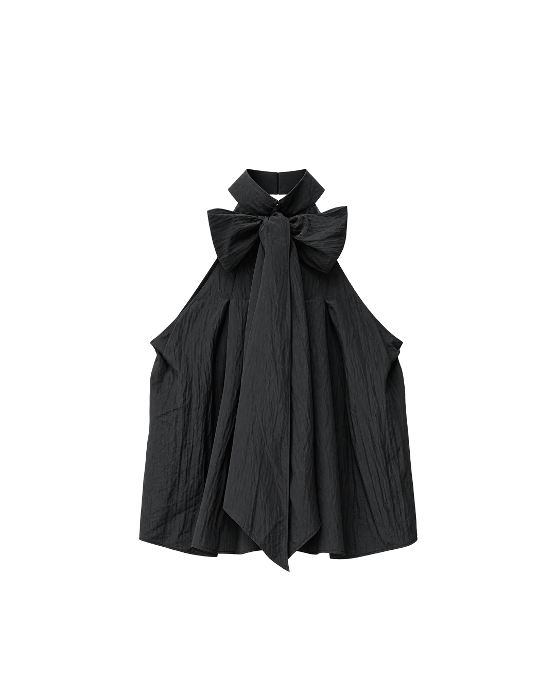 BLUSA HALTER GASA TEXTURIZADA