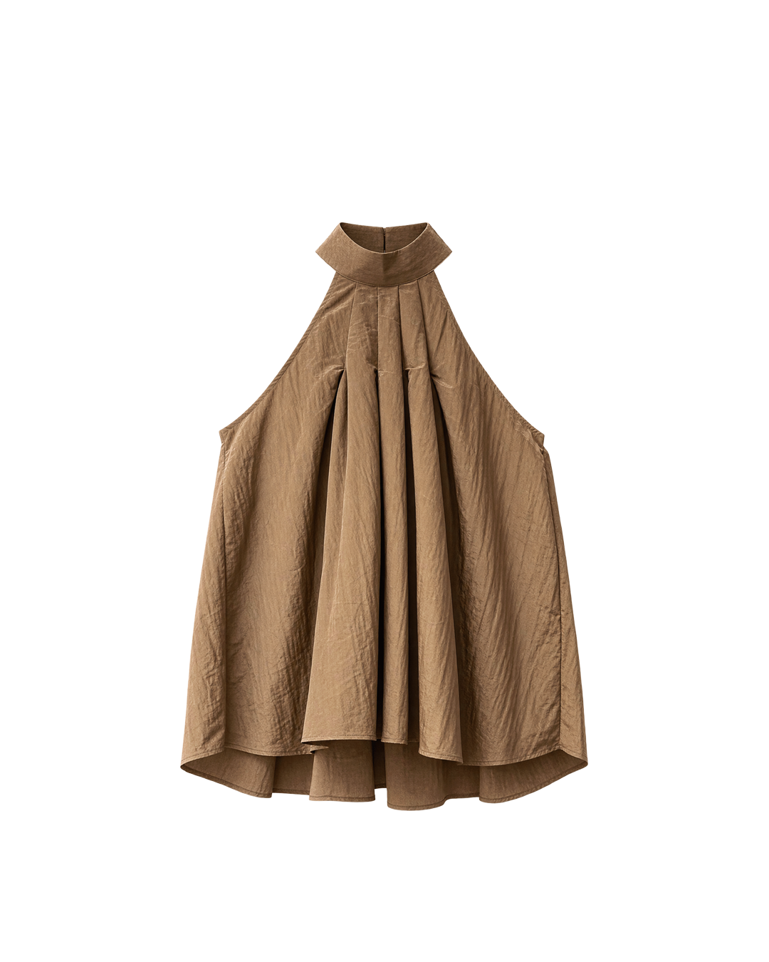 BLUSA HALTER GASA TEXTURIZADA
