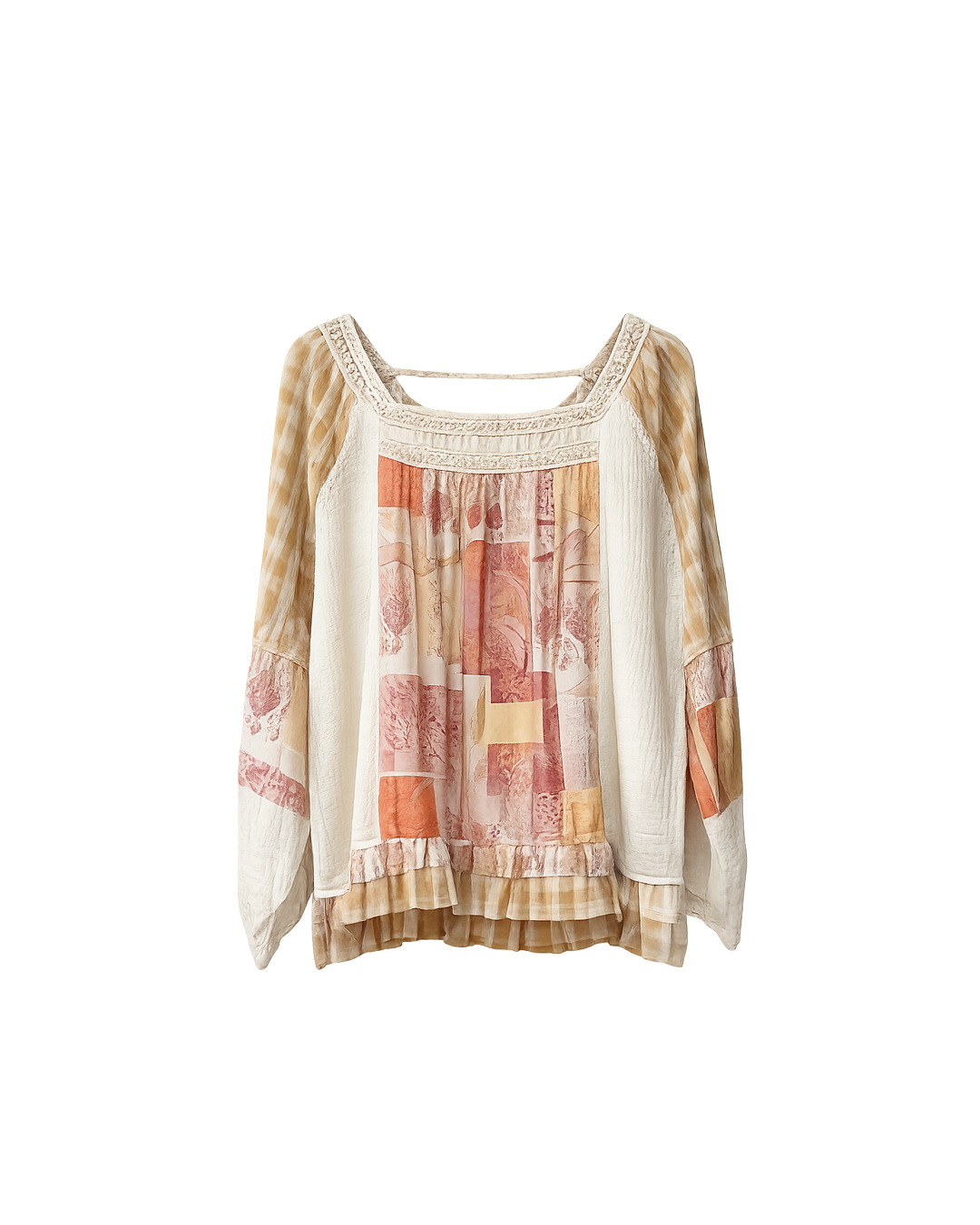 Blusa Naranja gráfica