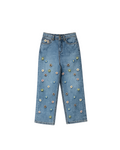 Pantalón Flores Bordadas