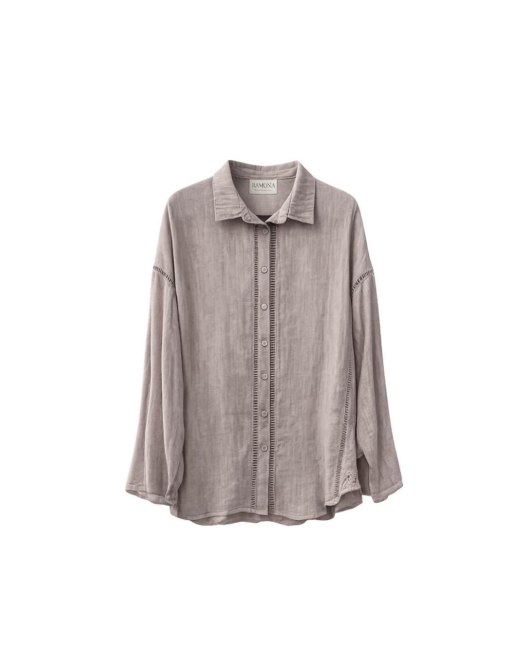 Camiseta lino m/larga