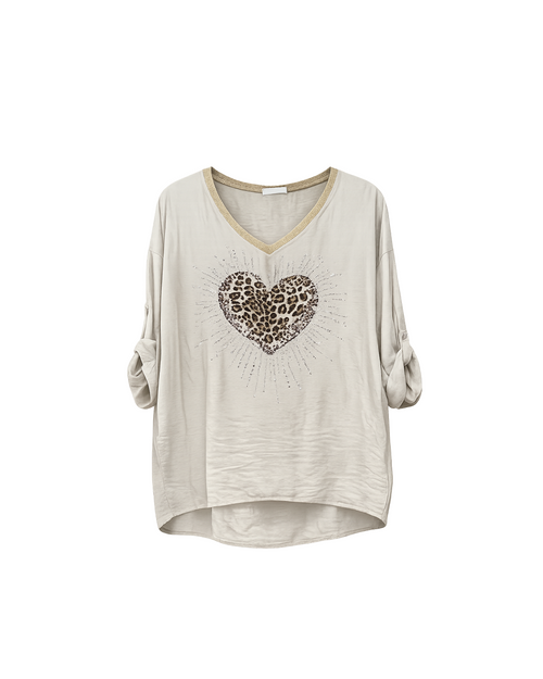 BLUSA ALGODON SATINADO PRINT PEDRERIA