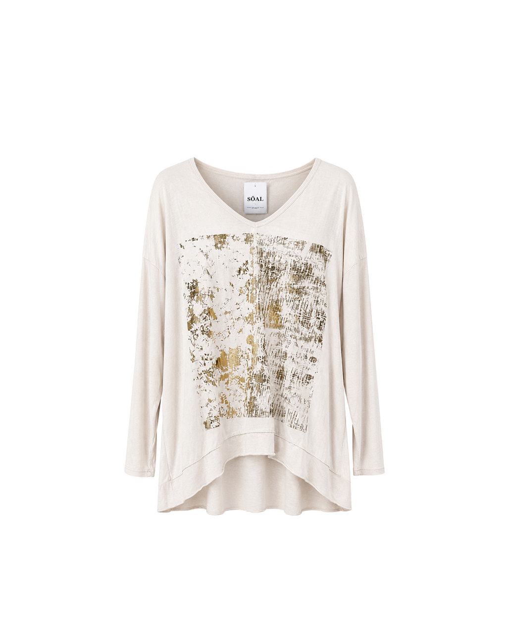 BLUSA ALGODON SATINADO PRINT METALICO