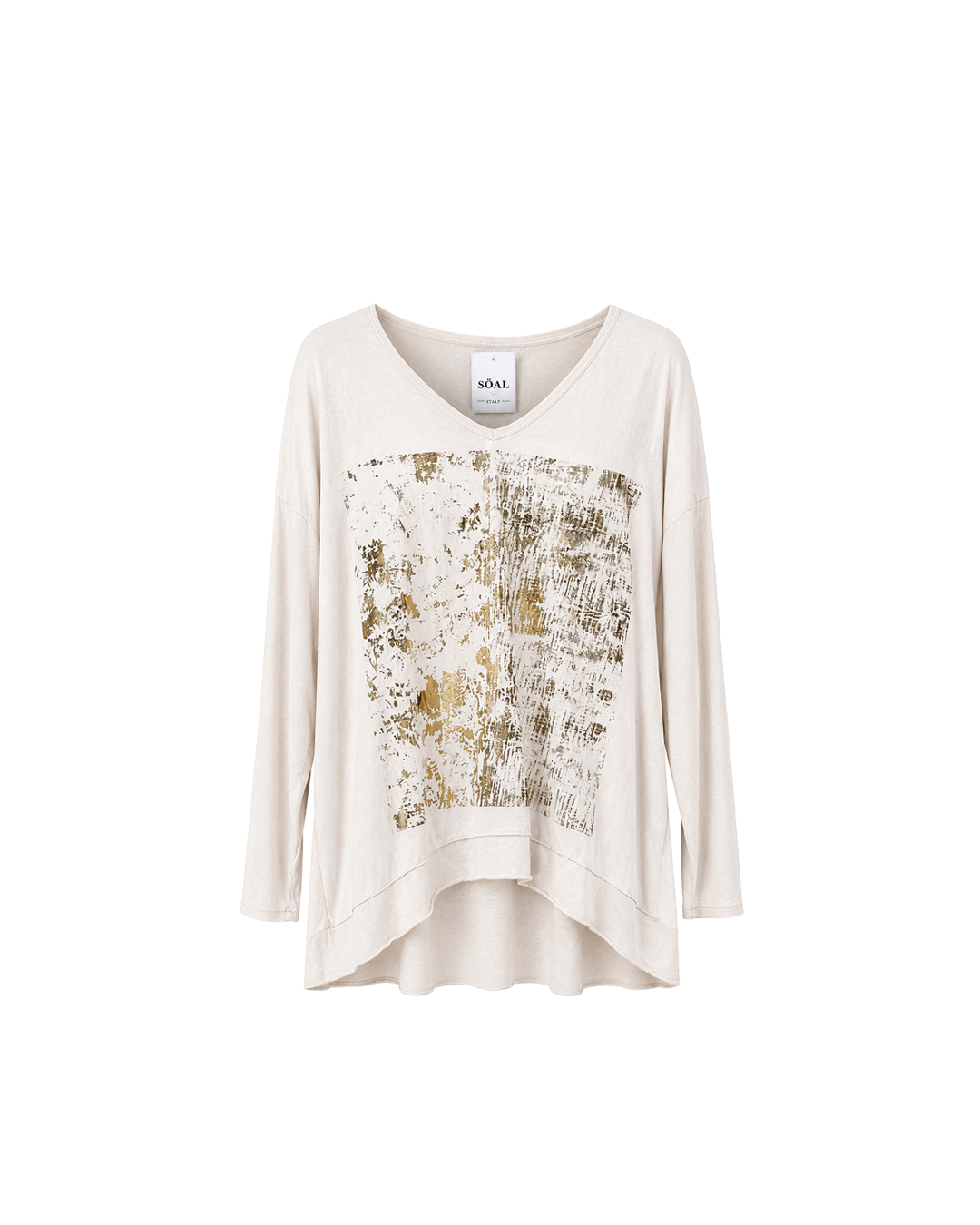 BLUSA ALGODON SATINADO PRINT METALICO