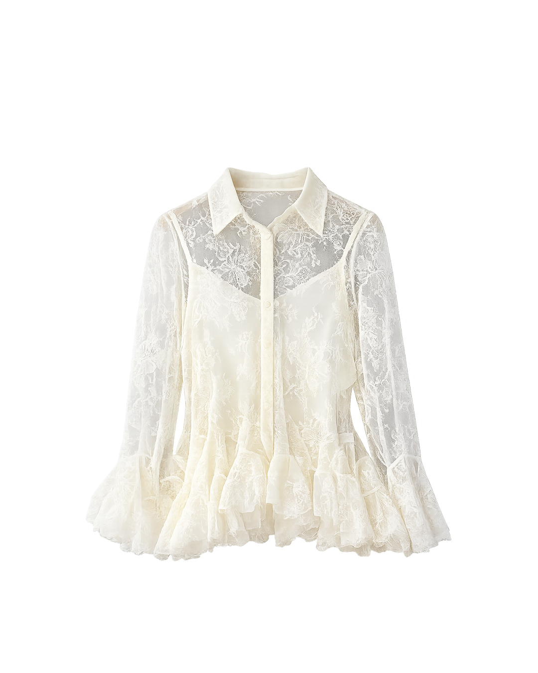 Blusa Encaje Manga