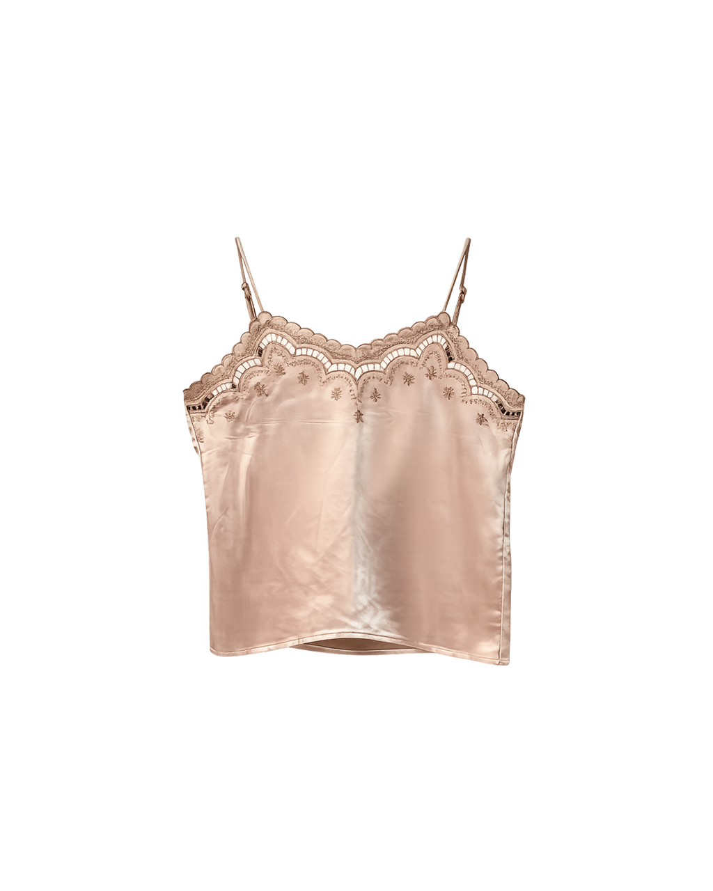 Blusa satin tirante