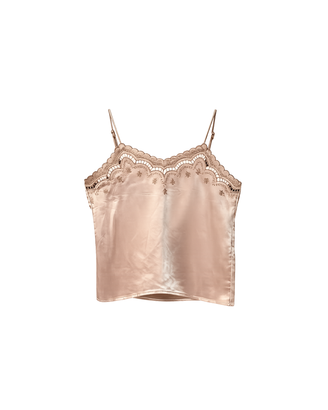 Blusa satin tirante