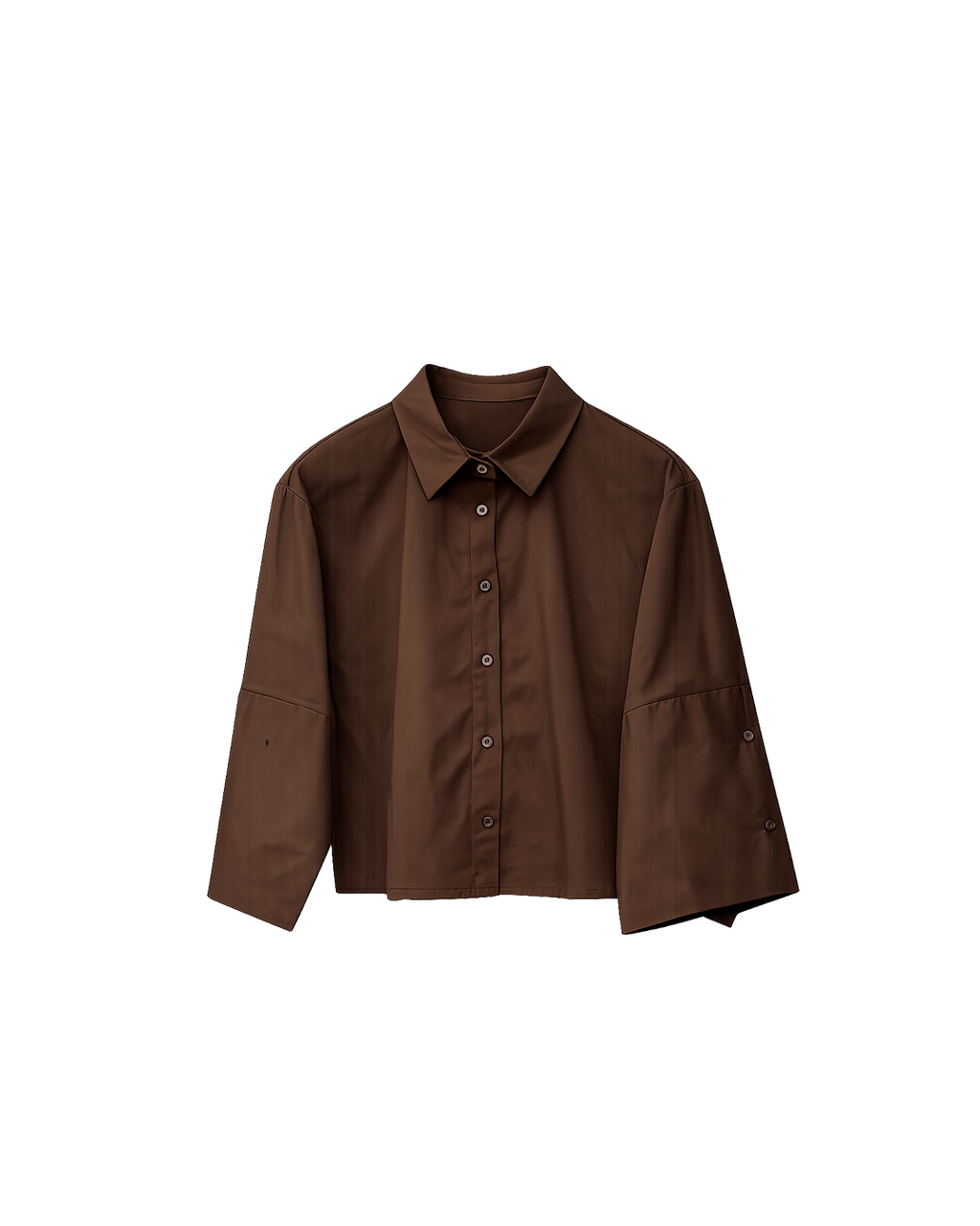Camisa  crop top m/larga
