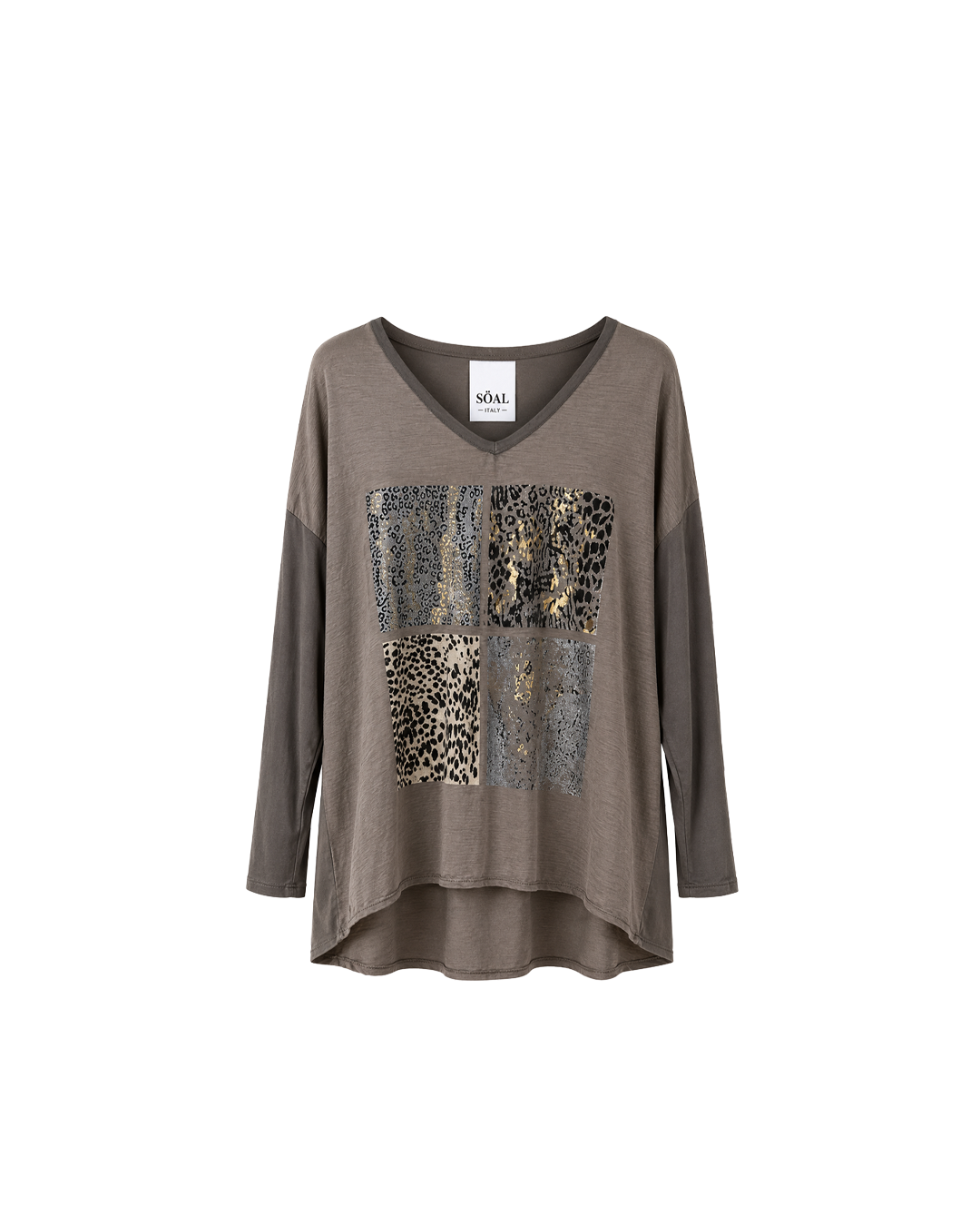 BLUSA ALGODON SATINADO MULTI PRINT