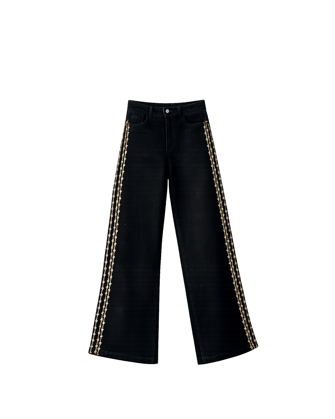 Pantalón campana laterales