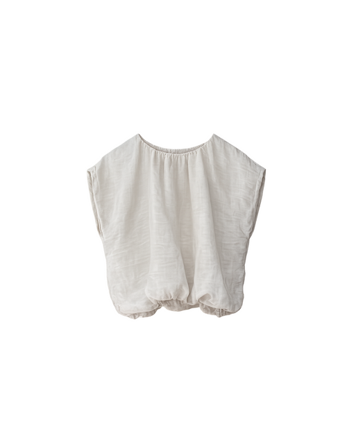 BLUSA CORTA LINO TIPO GLOBO