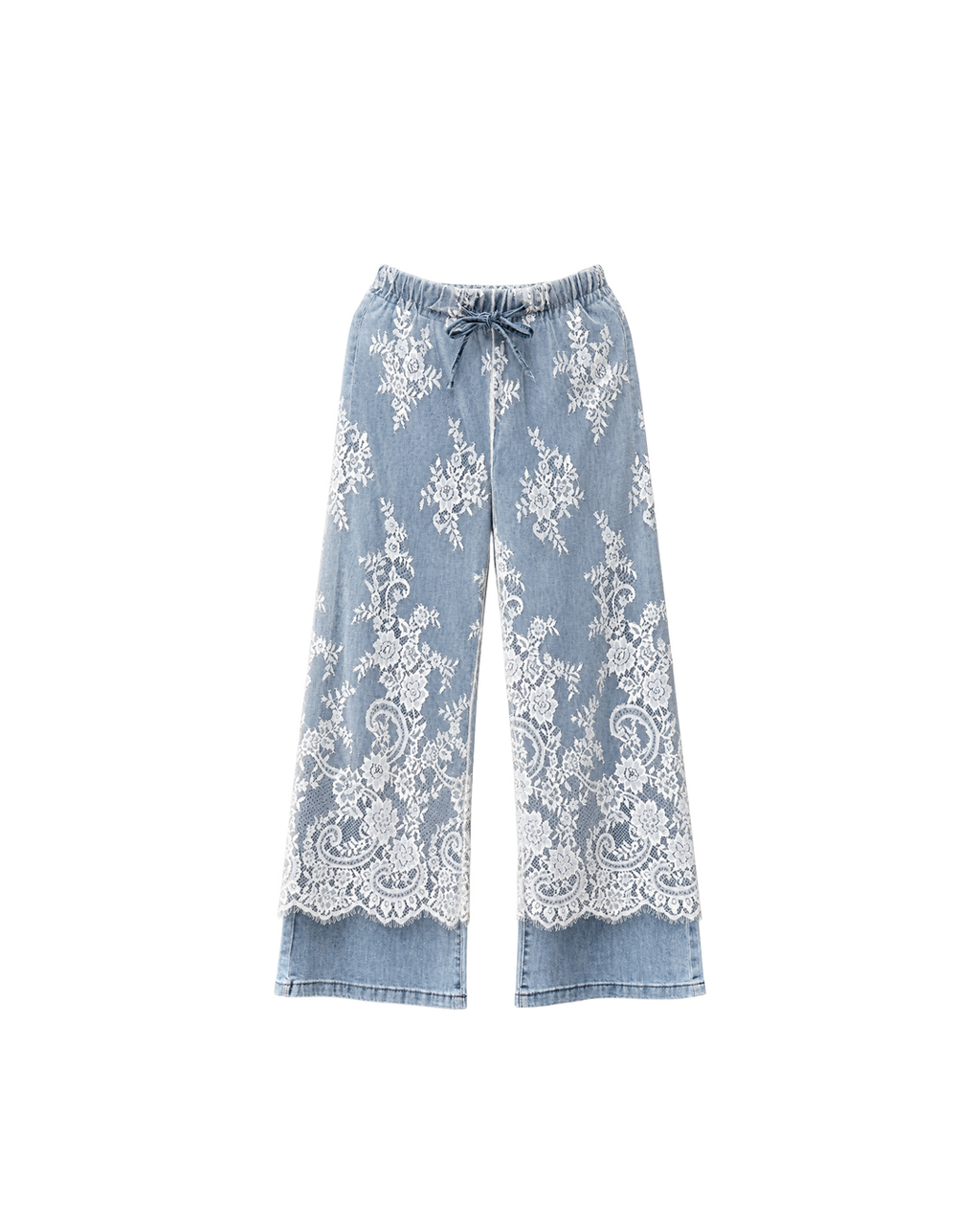 JEANS CON ENCAJE