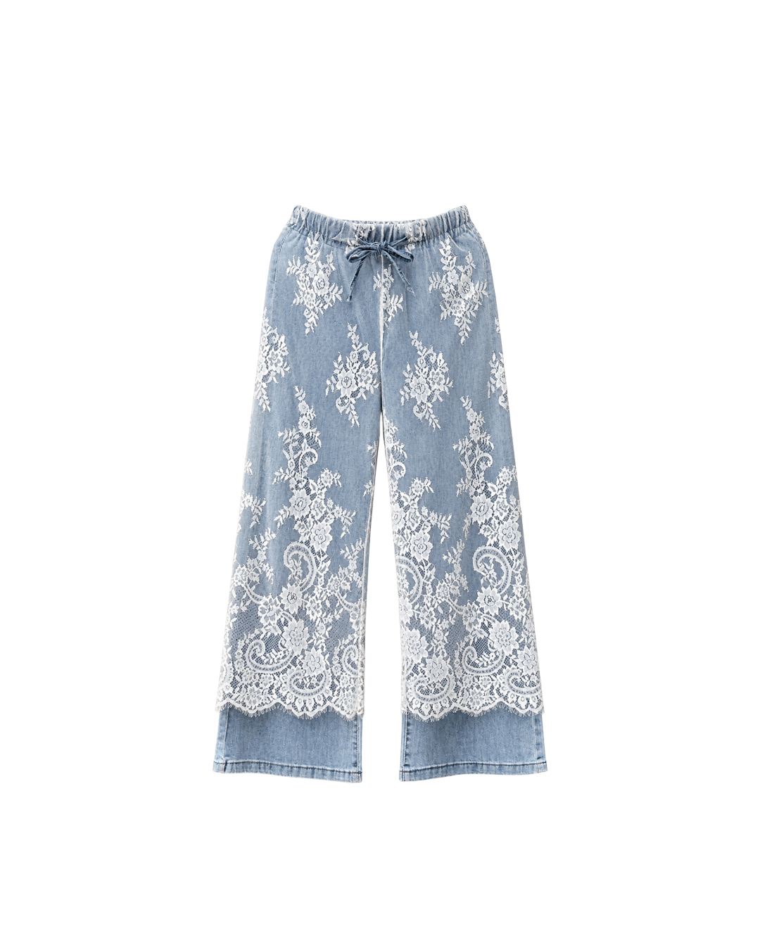 JEANS CON ENCAJE