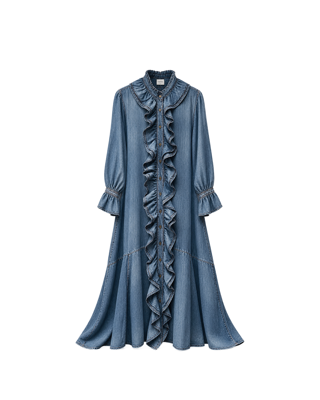 VESTIDO FRC DENIM ESCAROLA