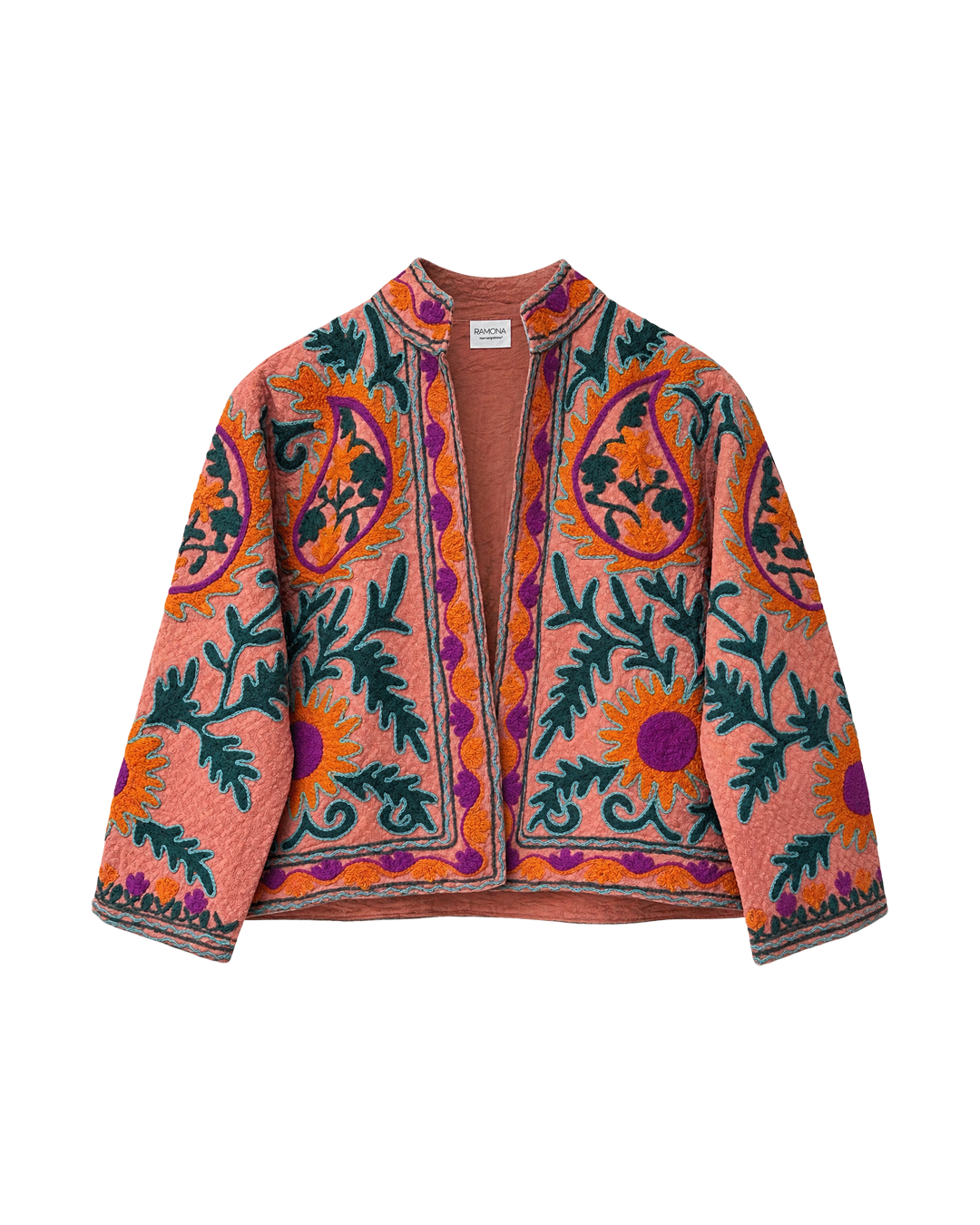 BLAZER PAKISTANÍ LINO BORDADO