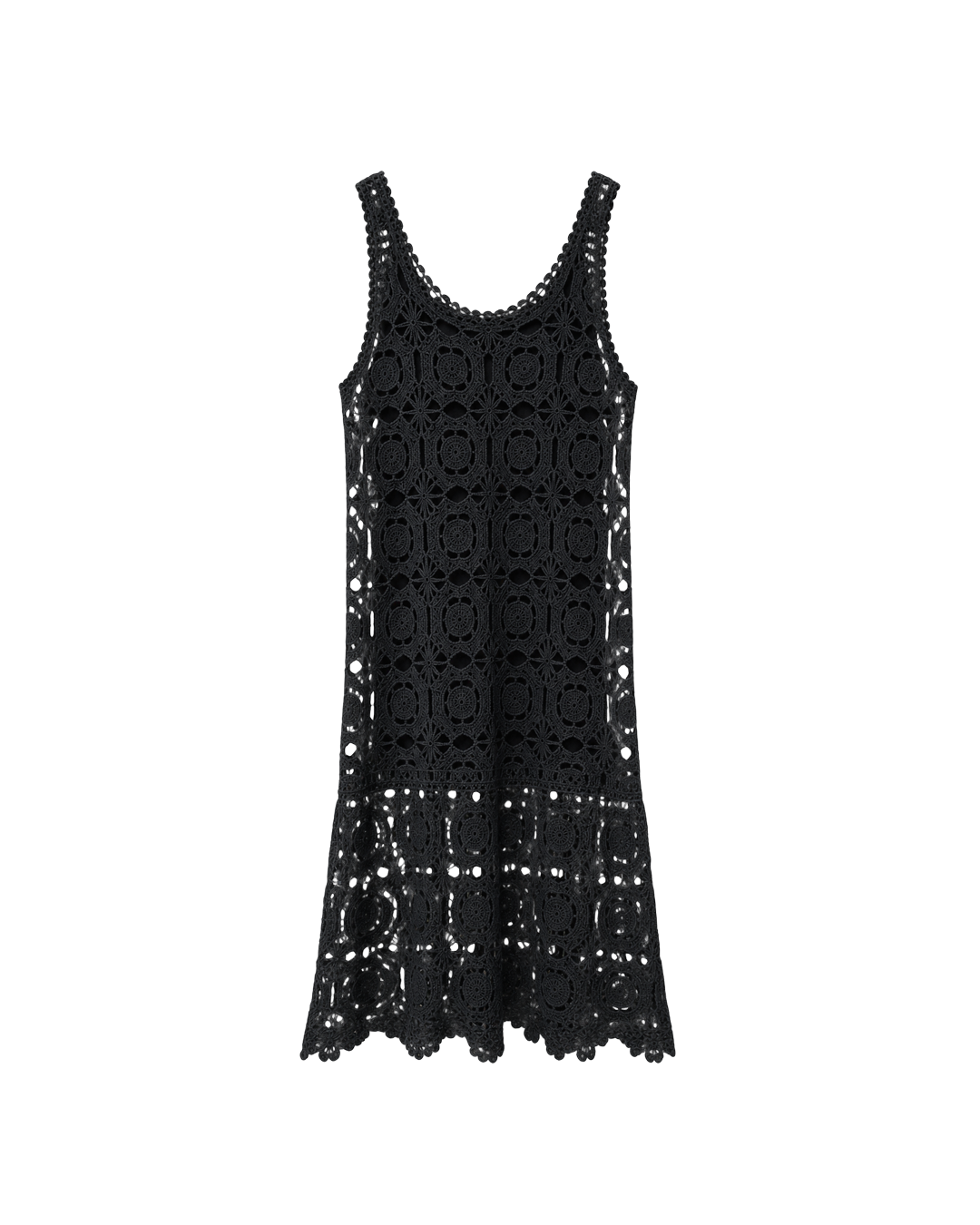 VESTIDO CROCHET FLORES