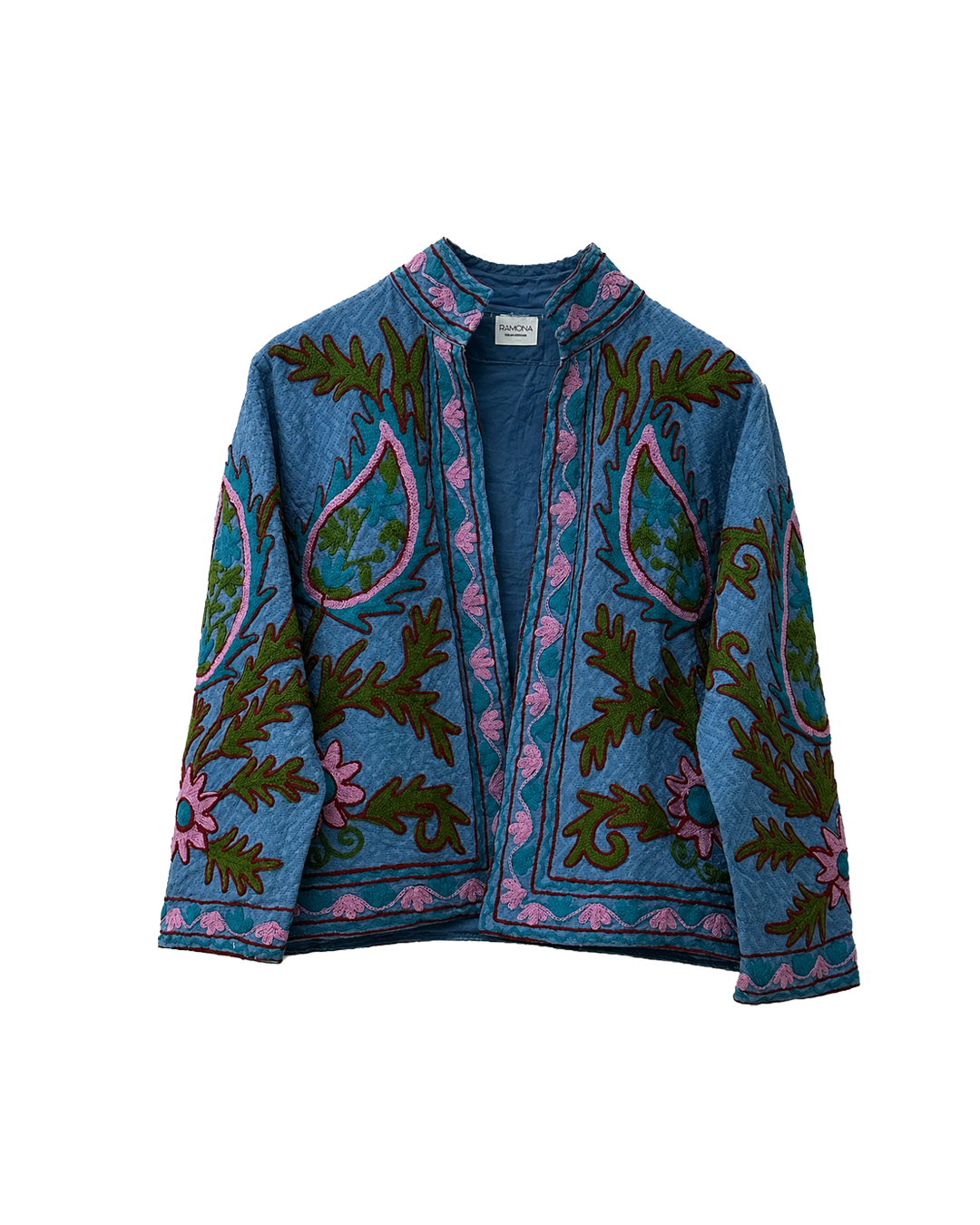 BLAZER PAKISTANÍ LINO BORDADO