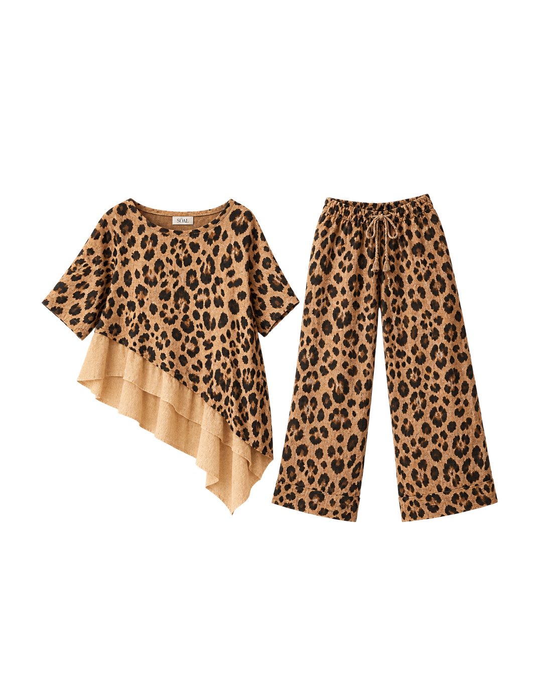 SET LINO ANIMAL PRINT