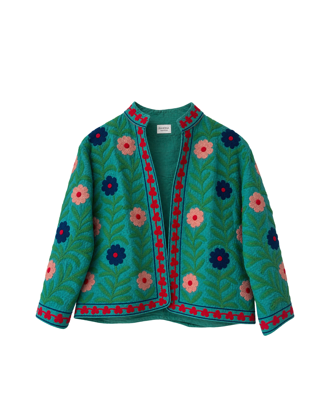 BLAZER PAKISTANÍ LINO BORDADO