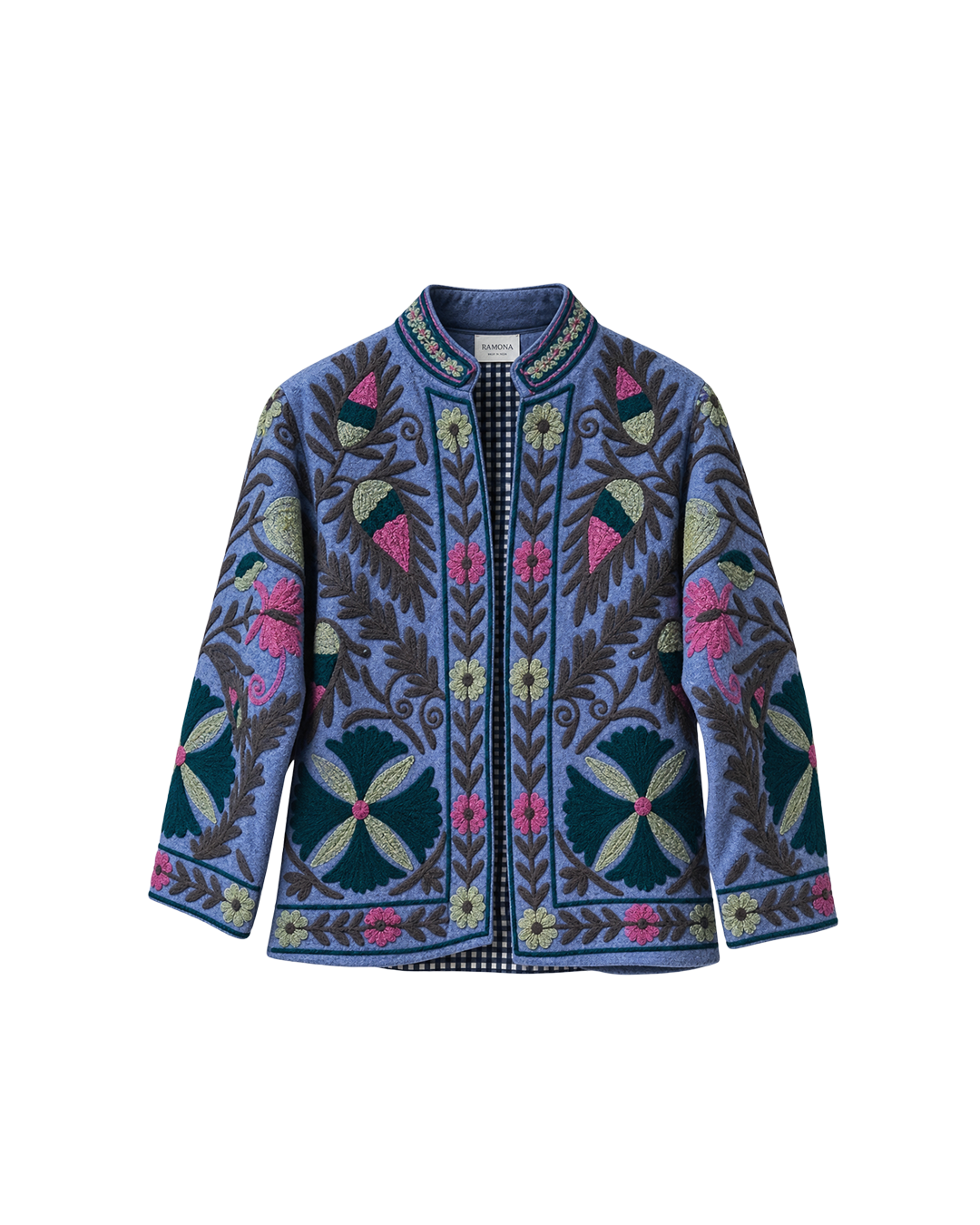 BLAZER PAKISTANÍ LINO BORDADO