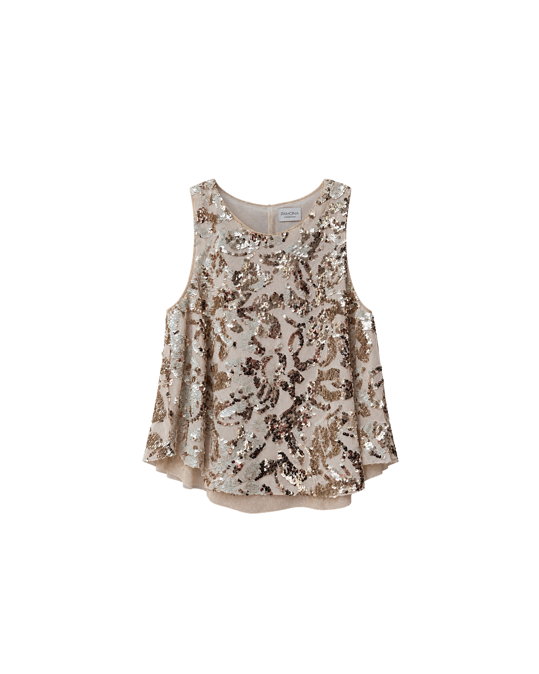 BLUSA PRINT LENTEJUELA