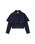 JACKET DENIM CON CAPA