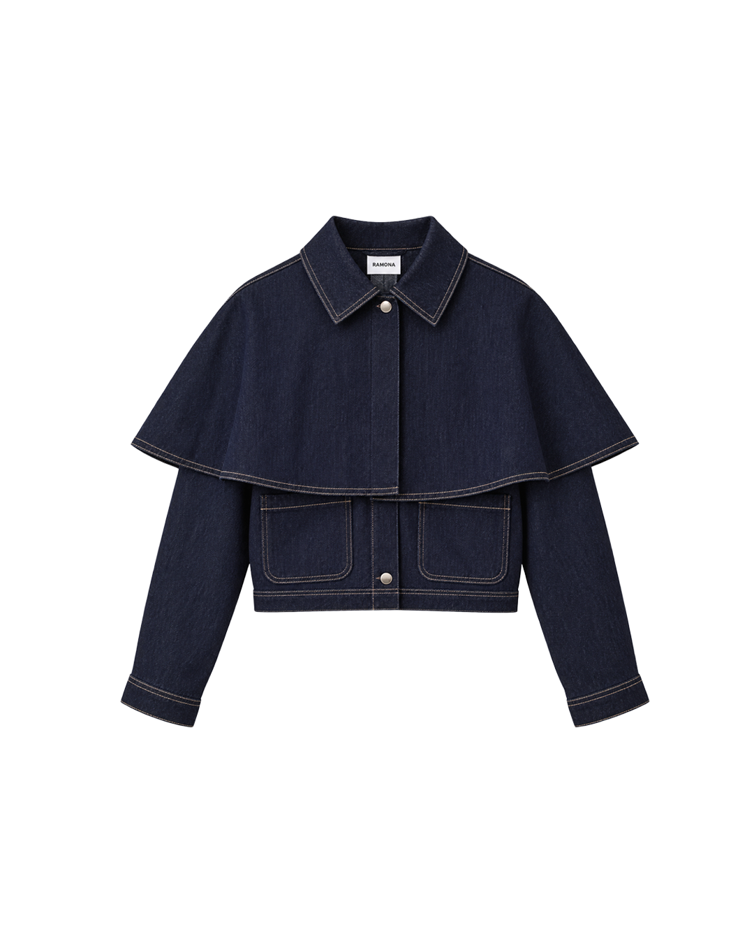 JACKET DENIM CON CAPA