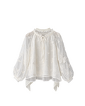 BLUSA ORGANZA MARIPOSA RELIEVE