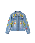 JACKET JEANS FLORES