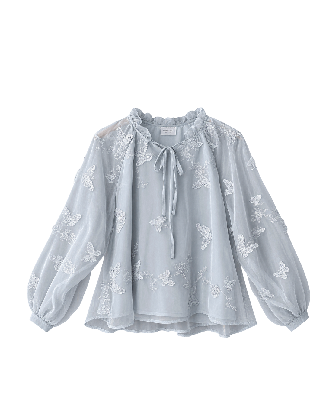 BLUSA ORGANZA MARIPOSA RELIEVE
