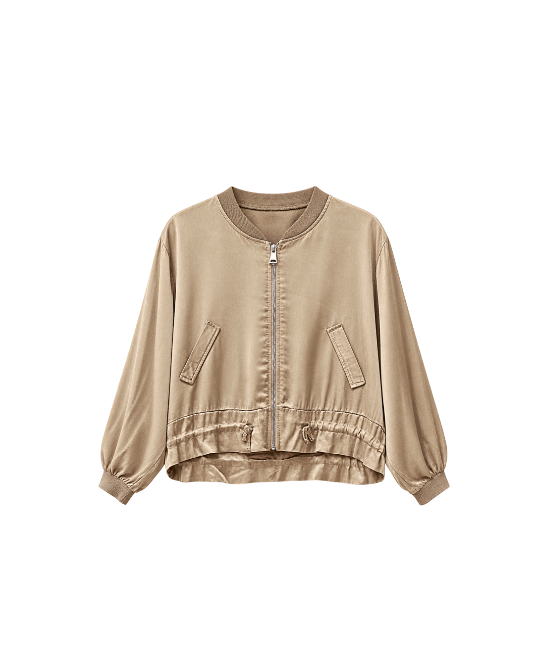 BOMBER JACKET SATINADA