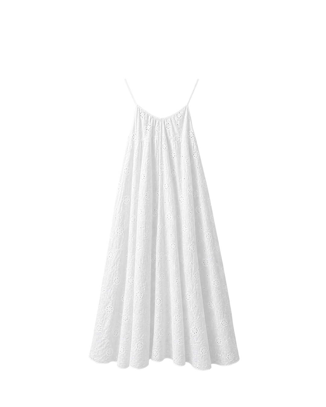 VESTIDO DE ALGODÓN BORDADO