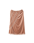 FALDA VELVET ENCAJE