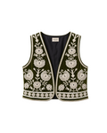 CHALECO FRANCES VELVET BORDADO