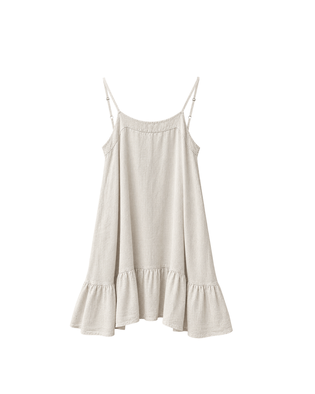 VESTIDO LINO TIRANTES CORTO