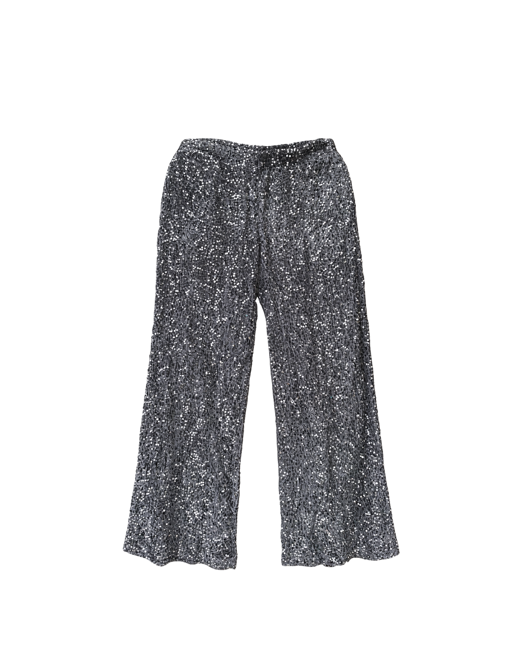 PANTALON LENTEJUELA PIERNA ANCHA