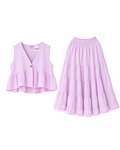 SET LINO LILA BLUSA SIN MANGA